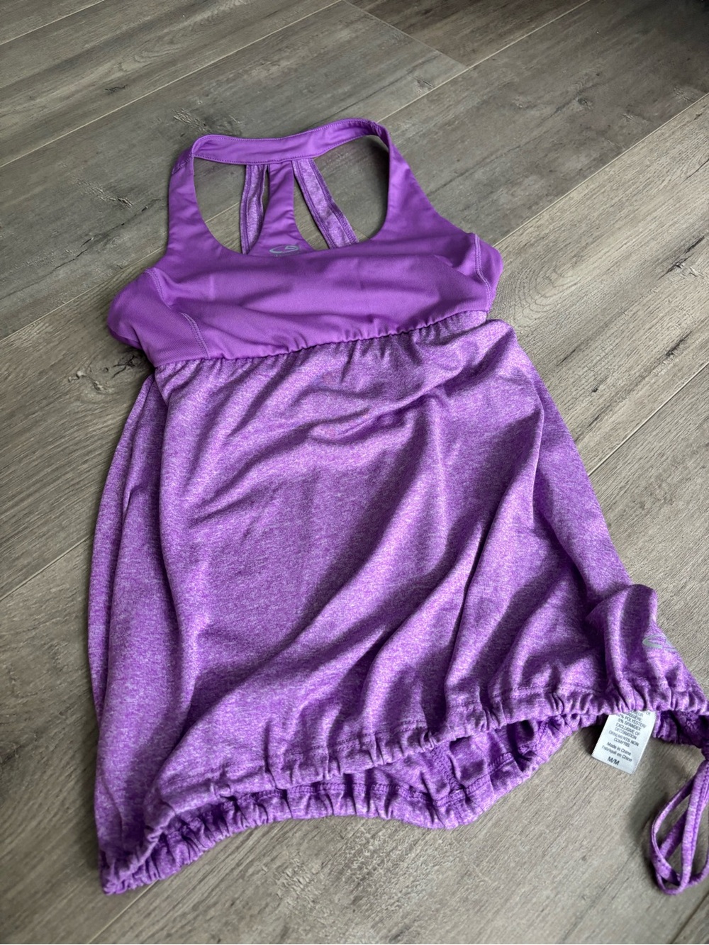 Women’s Purple Racerback workout top